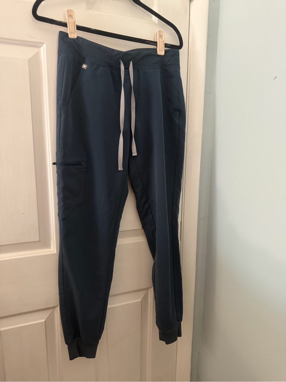 FIGS Zamora Scrub Jogger Pants Navy Blue Small